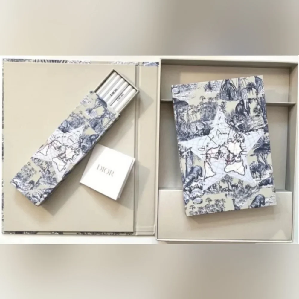 DIOR Around the World Stationary/Notebook Set NWT